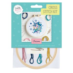 Simply Make Cross Stitch Kit Unicorn