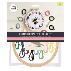 Simply Make Cross Stitch Kit Bee