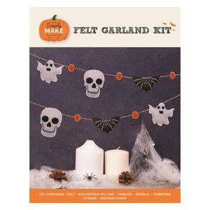 Simply Make Felt Garland Kit Skulls
