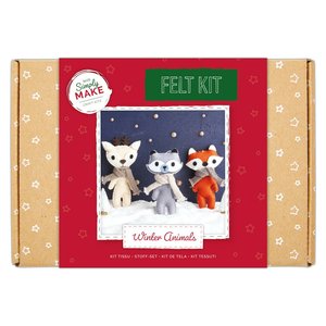 Simply Make Felt Winter Animal Decorations Kit