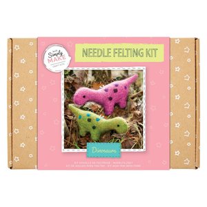 Simply Make Needle Felting Kit Dinosaurs