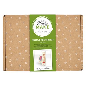 Simply Make Needle Felting Kit Llama