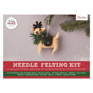 Simply Make Needle Felting Kit Reindeer