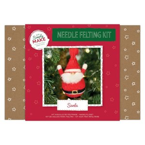 Simply Make Needle Felting Kit Santa